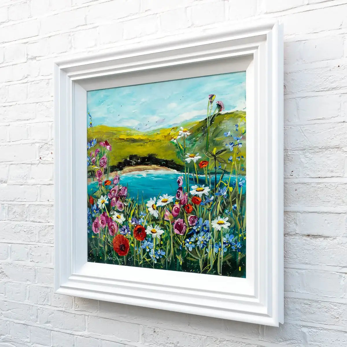 Meadow Cove - Original - SOLD by artist Rozanne Bell - Wyecliffe Galleries