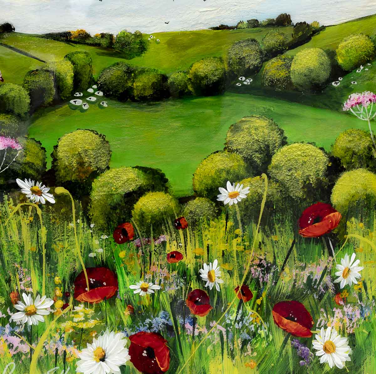 Meadow Paths - Original Rozanne Bell Original