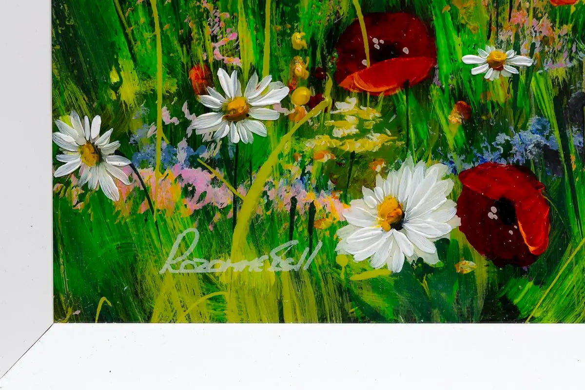 Meadow Paths - Original by artist Rozanne Bell - Wyecliffe Galleries