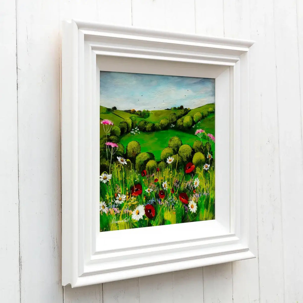 Meadow Paths - Original by artist Rozanne Bell - Wyecliffe Galleries