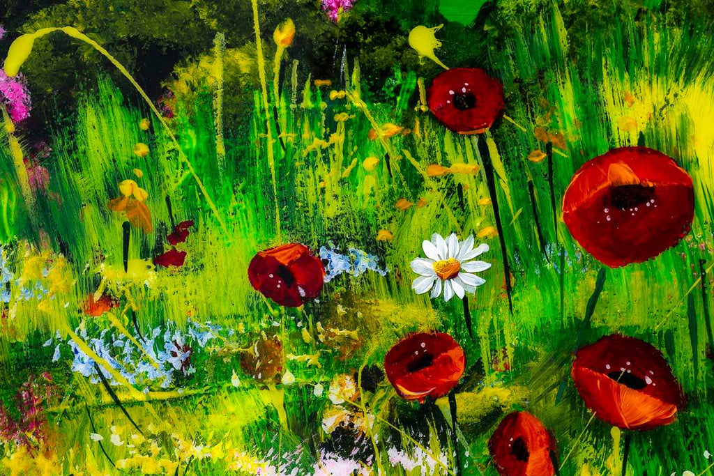 Meadow View - Original by artist Rozanne Bell - Wyecliffe Galleries