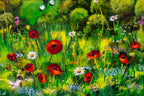 Meadow View - Original by artist Rozanne Bell - Wyecliffe Galleries