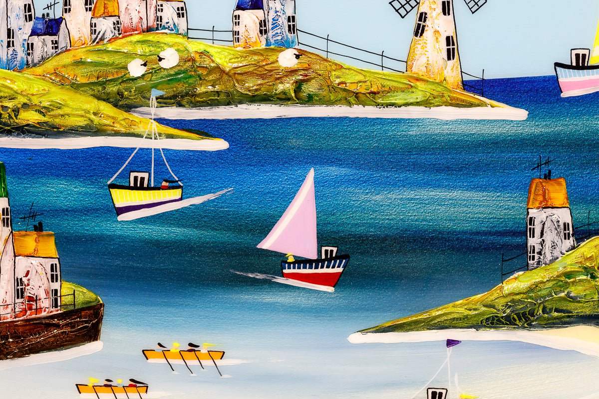 Memories Of Summer - Original by artist Rozanne Bell - Wyecliffe Galleries
