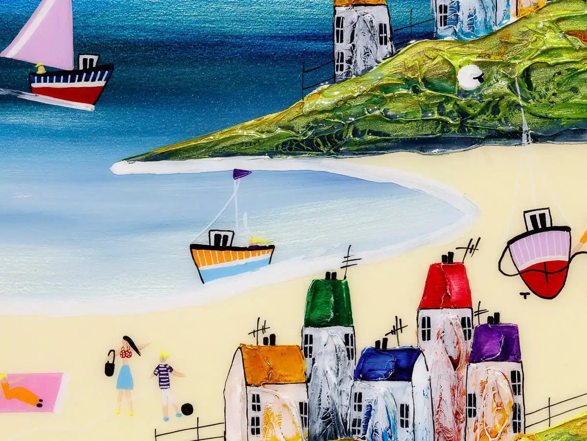 Memories Of Summer - Original by artist Rozanne Bell - Wyecliffe Galleries