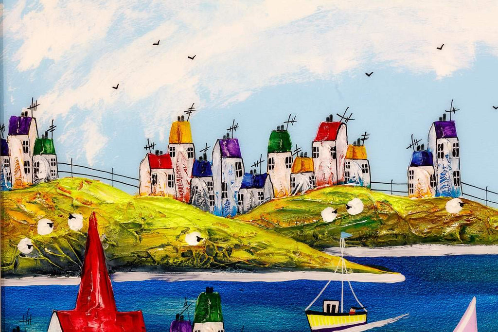 Memories Of Summer - Original by artist Rozanne Bell - Wyecliffe Galleries