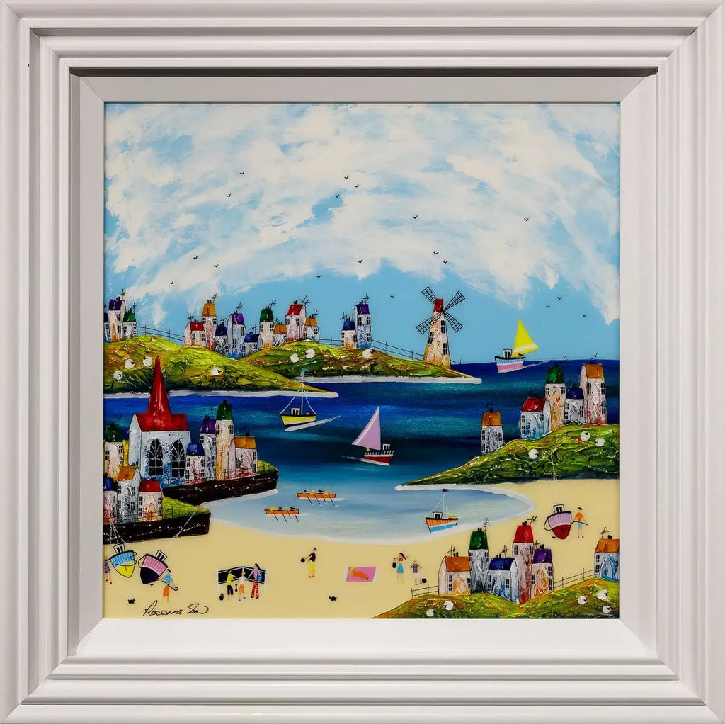 Memories Of Summer - Original by artist Rozanne Bell - Wyecliffe Galleries