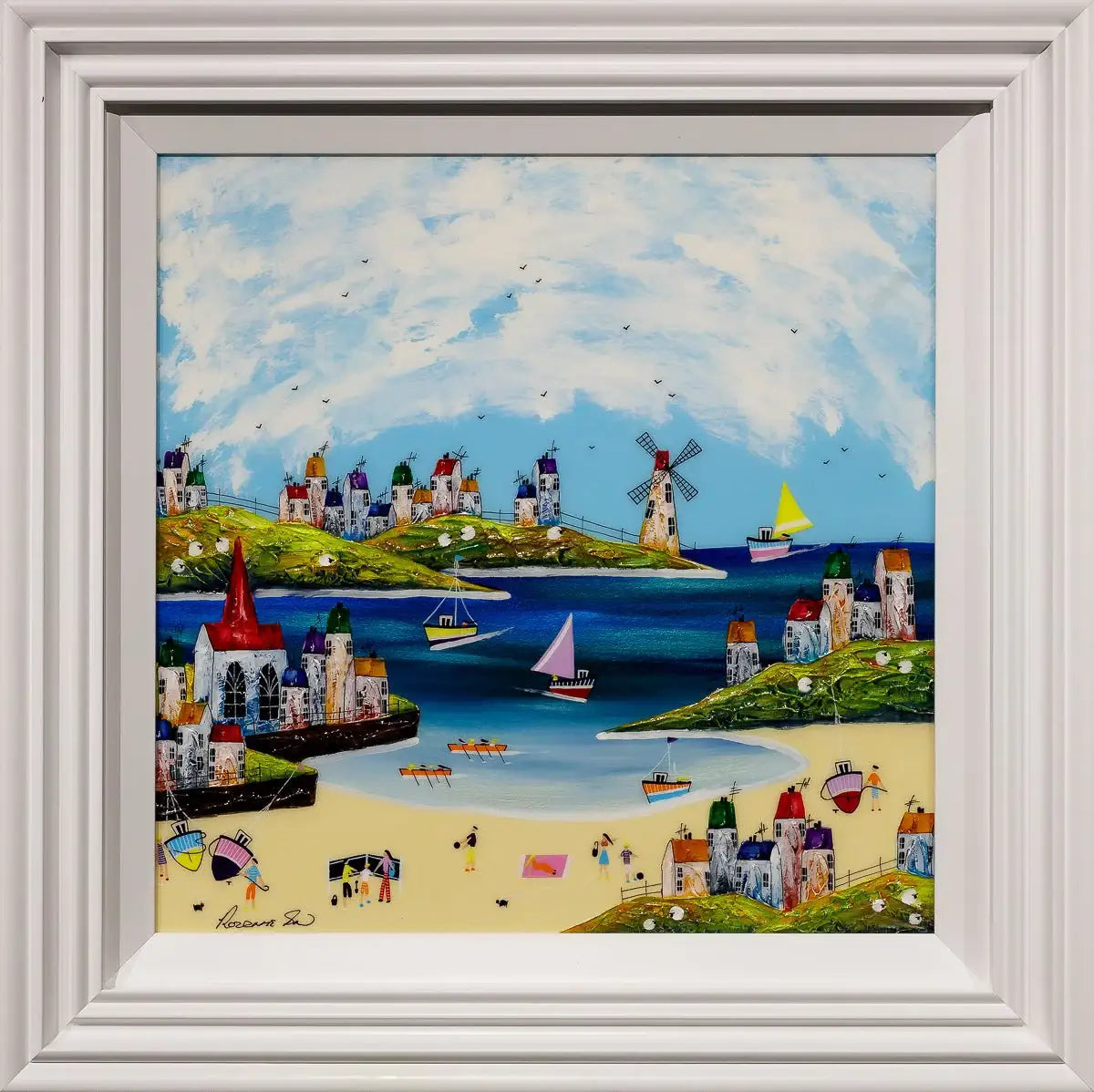 Memories Of Summer - Original by artist Rozanne Bell - Wyecliffe Galleries