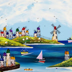 Memories Of Summer - Original by artist Rozanne Bell - Wyecliffe Galleries