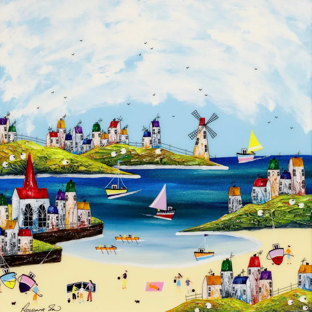 Memories Of Summer - Original by artist Rozanne Bell - Wyecliffe Galleries