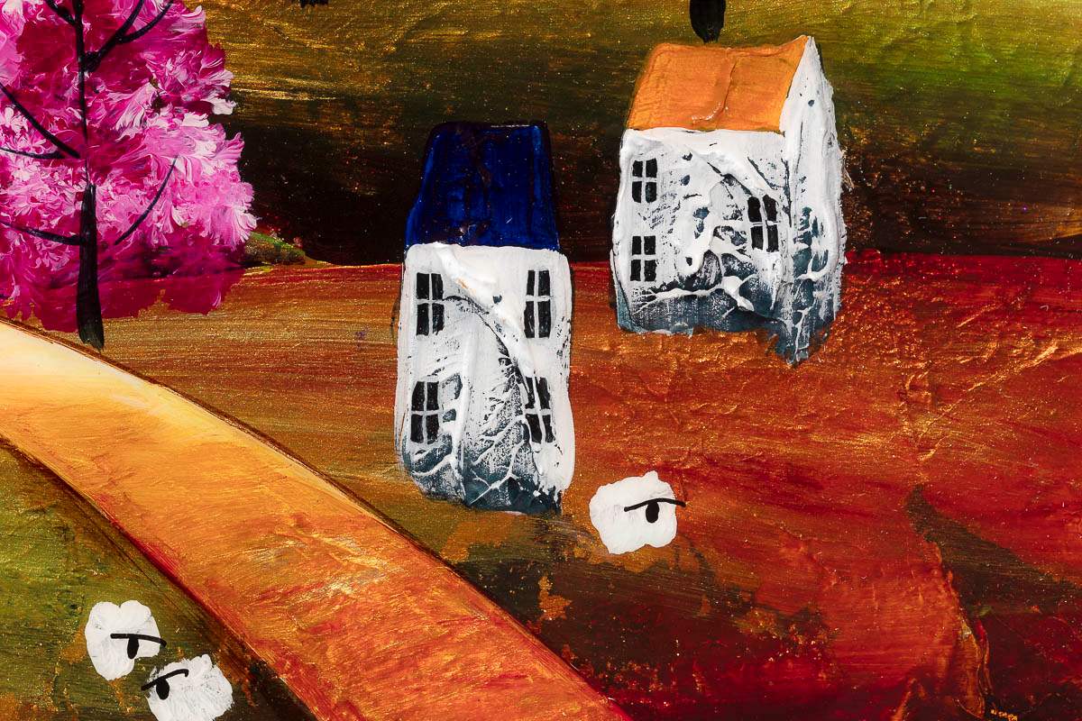 Moonbeams And Dreams - Original - SOLD by artist Rozanne Bell - Wyecliffe Galleries