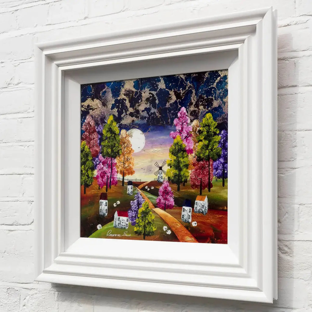 Moonbeams And Dreams - Original - SOLD by artist Rozanne Bell - Wyecliffe Galleries