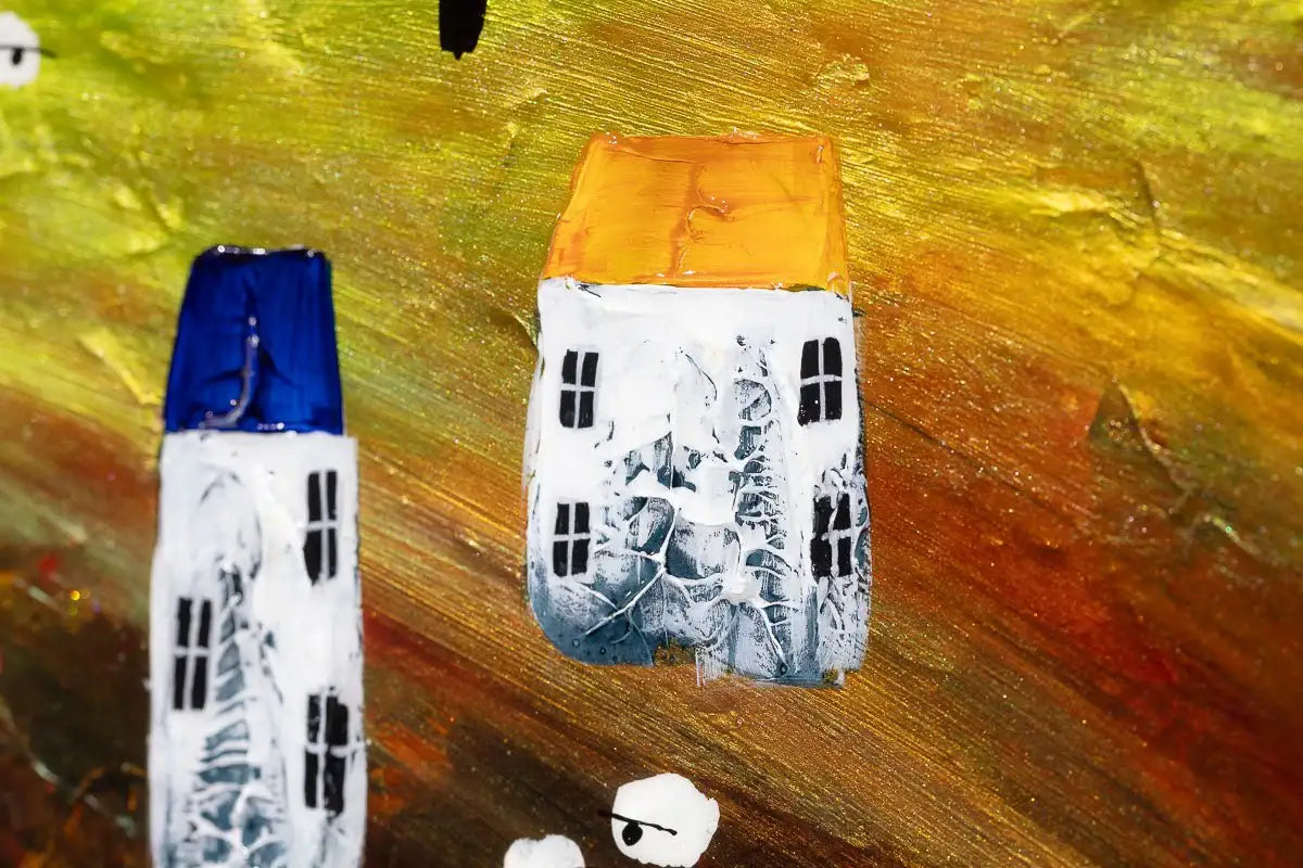 Moonlight Through The Trees - Original - SOLD by artist Rozanne Bell - Wyecliffe Galleries