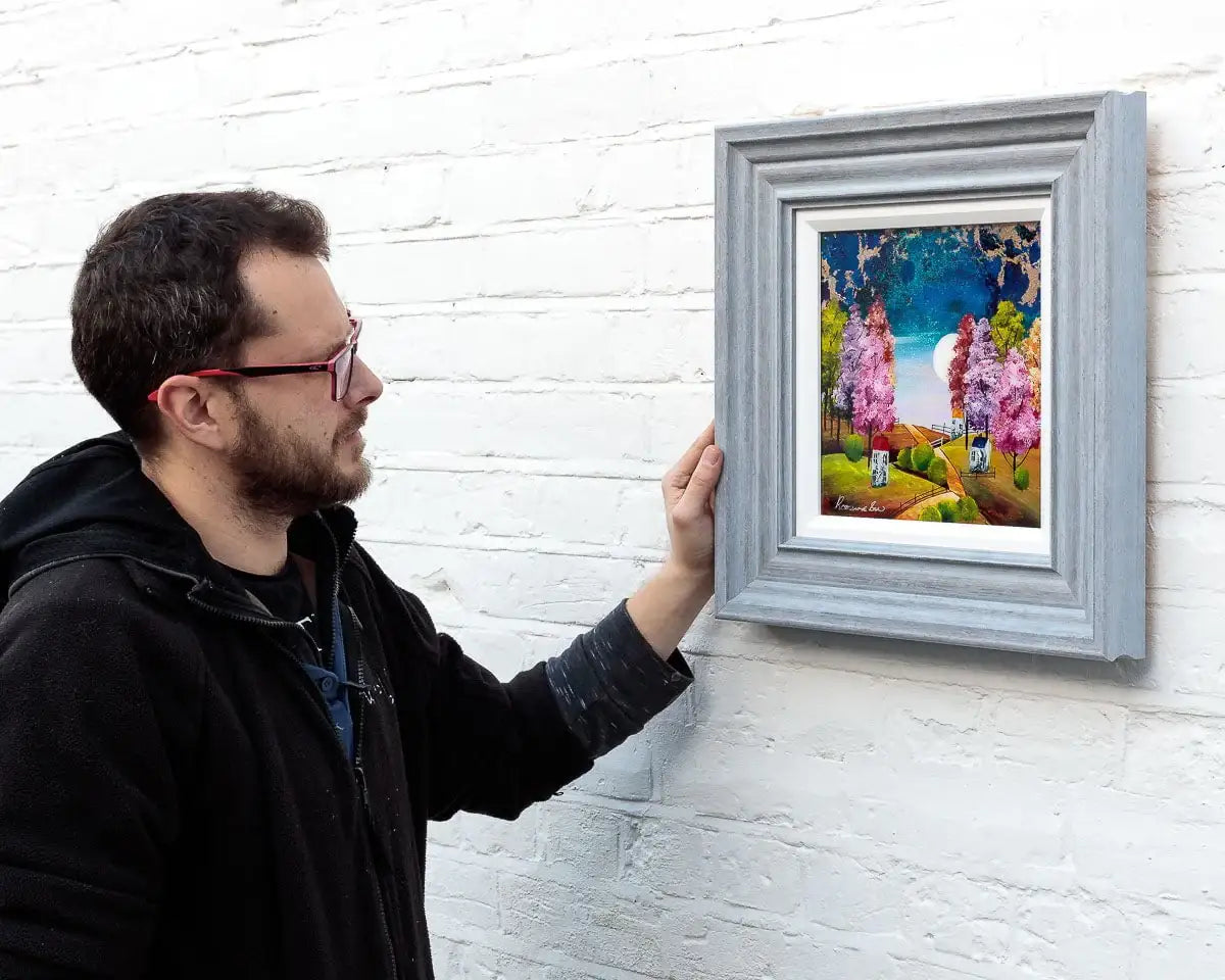 Moonlight Wonder - Original - SOLD by artist Rozanne Bell - Wyecliffe Galleries