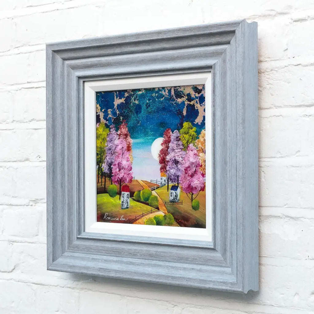 Moonlight Wonder - Original - SOLD by artist Rozanne Bell - Wyecliffe Galleries