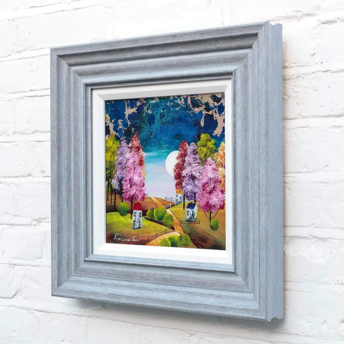 Moonlight Wonder - Original - SOLD by artist Rozanne Bell - Wyecliffe Galleries