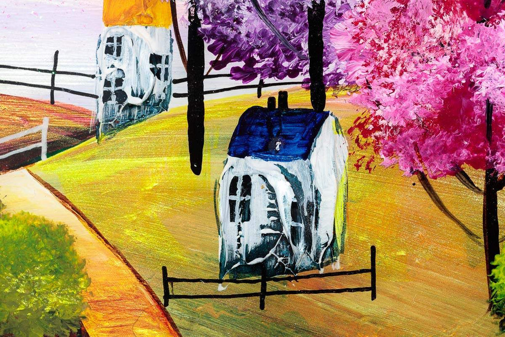 Moonlight Wonder - Original - SOLD by artist Rozanne Bell - Wyecliffe Galleries