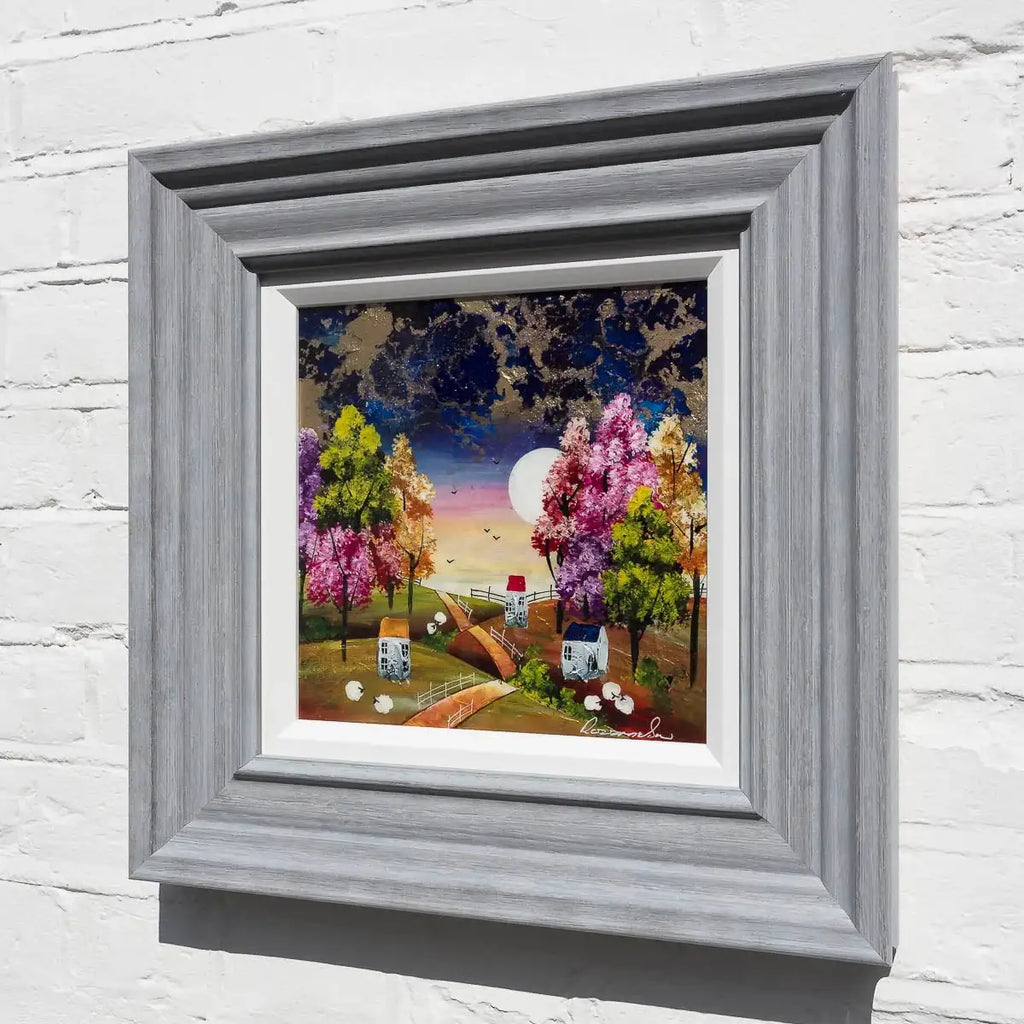 Moonlit Adventures Await - Original by artist Rozanne Bell - Wyecliffe Galleries