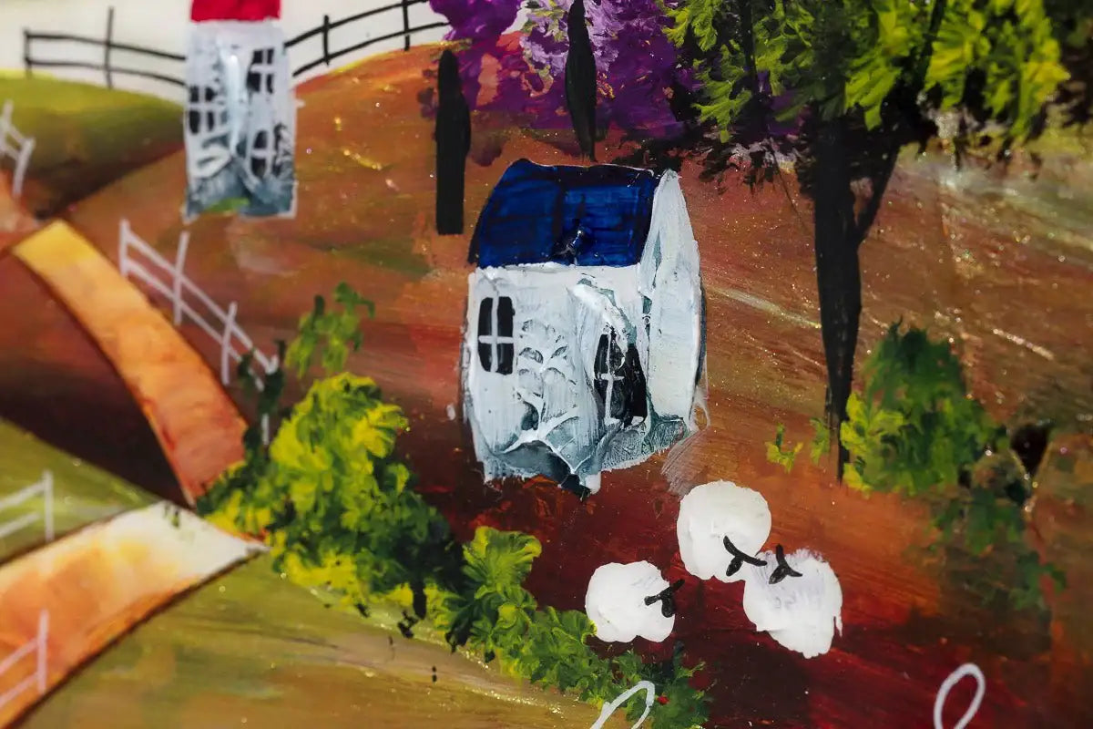 Moonlit Adventures Await - Original by artist Rozanne Bell - Wyecliffe Galleries