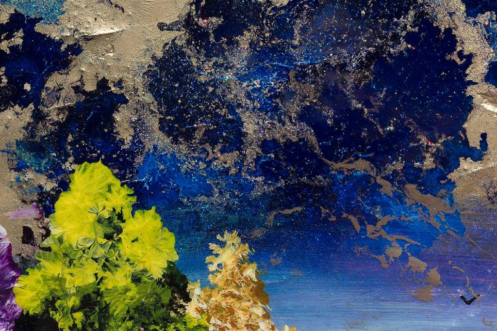 Moonlit Adventures Await - Original by artist Rozanne Bell - Wyecliffe Galleries