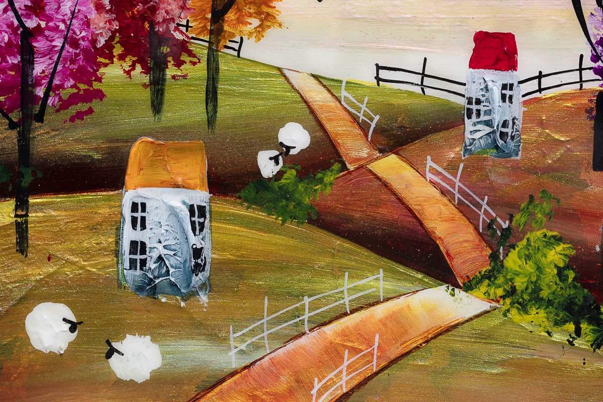 Moonlit Adventures Await - Original by artist Rozanne Bell - Wyecliffe Galleries