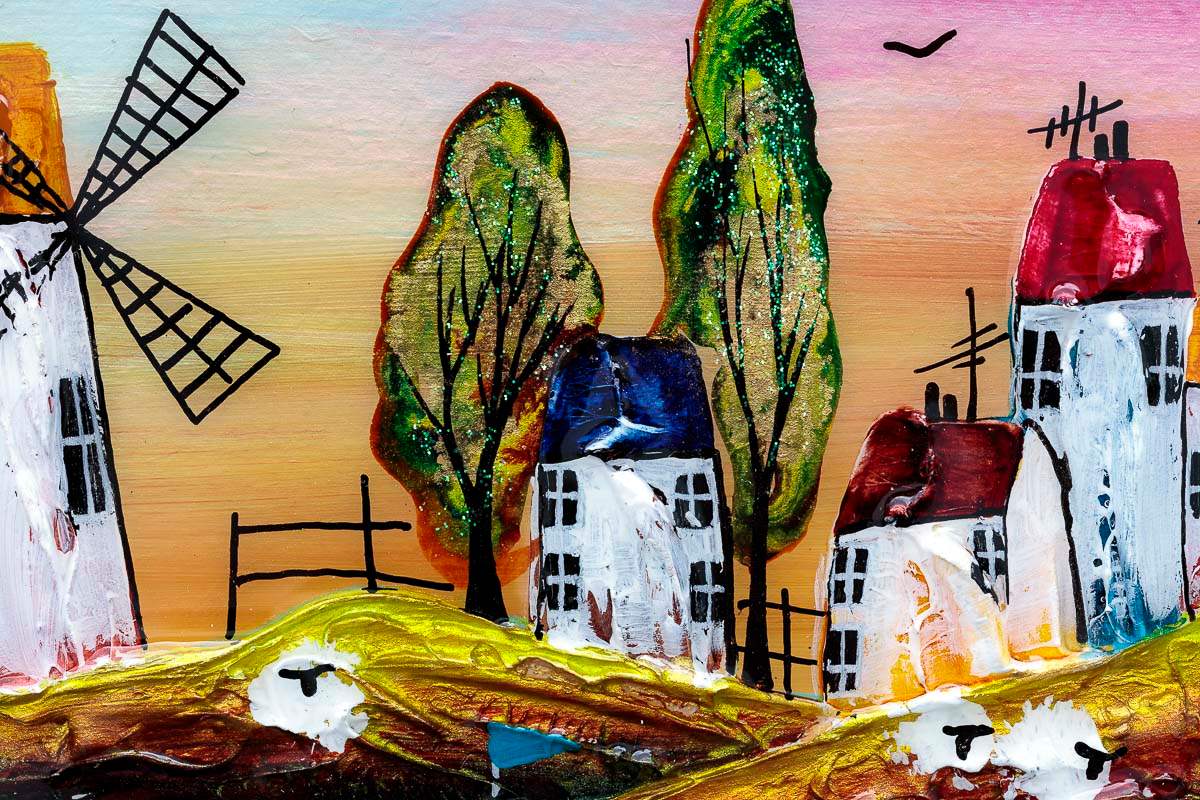 Moonlit Adventures - Original - SOLD by artist Rozanne Bell - Wyecliffe Galleries