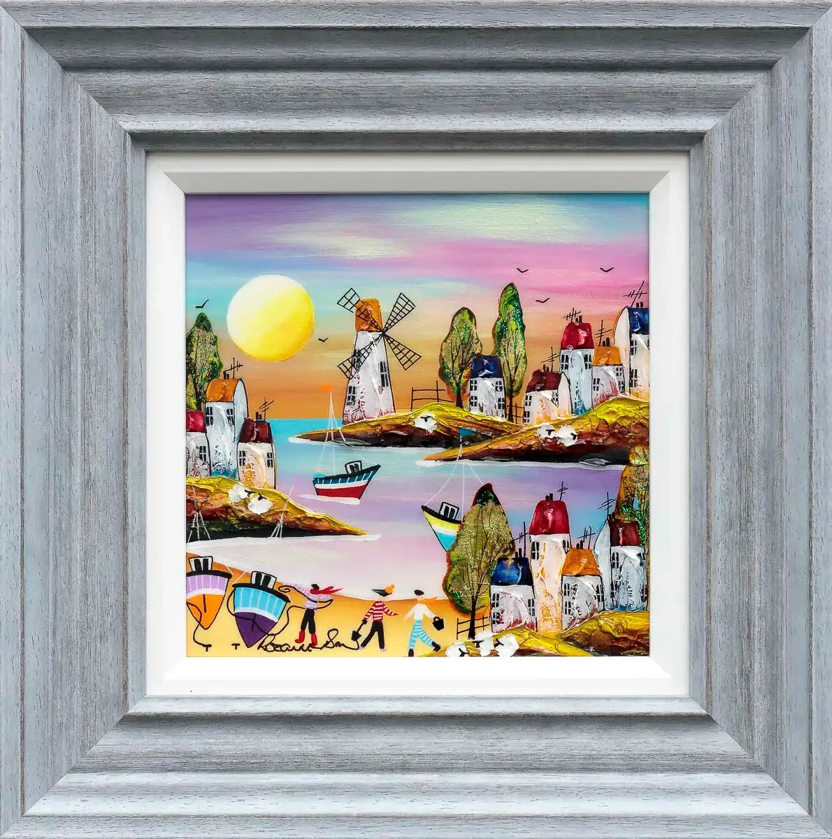 Moonlit Adventures - Original - SOLD by artist Rozanne Bell - Wyecliffe Galleries