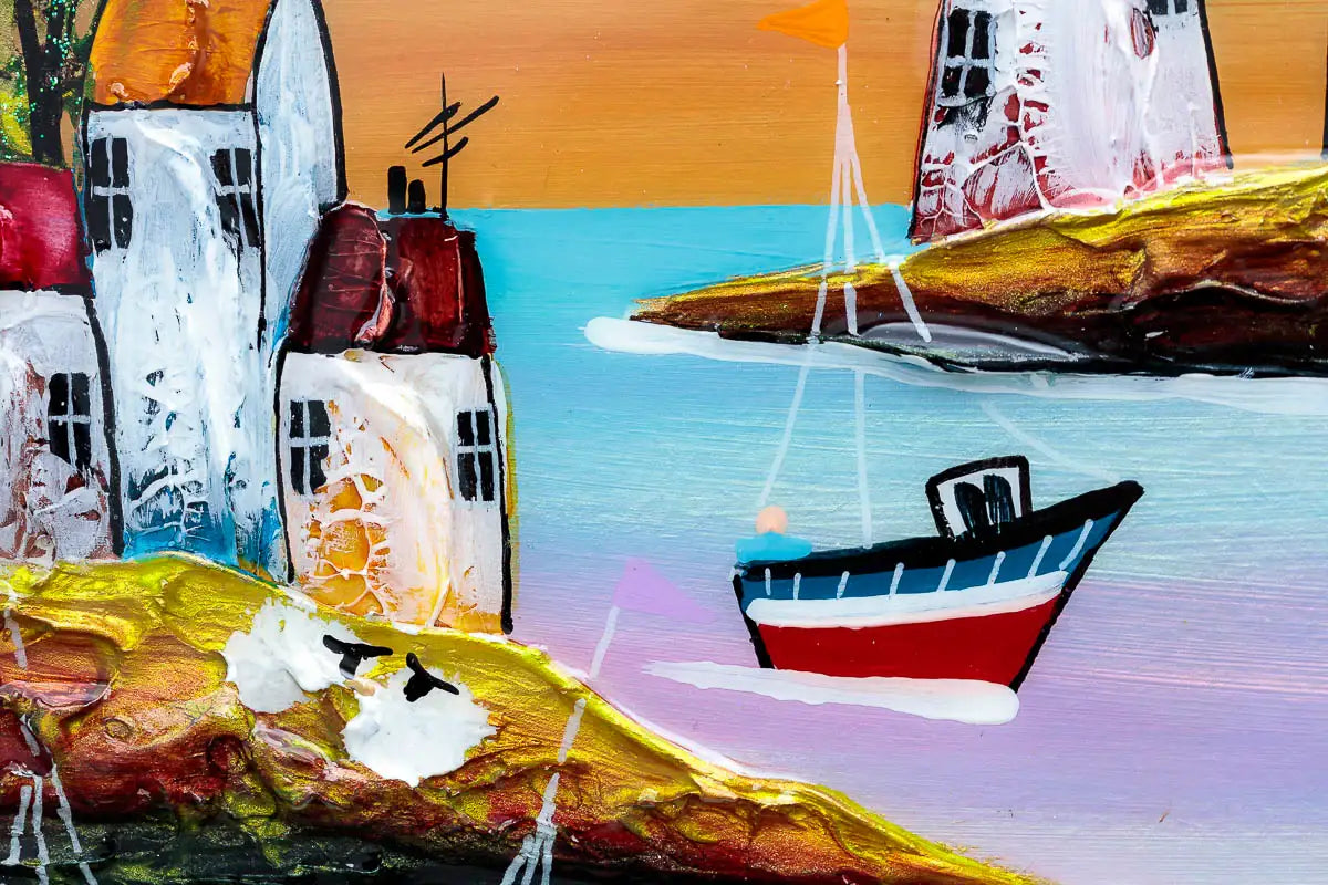 Moonlit Adventures - Original - SOLD by artist Rozanne Bell - Wyecliffe Galleries