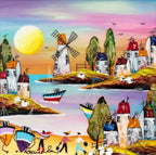 Moonlit Adventures - Original - SOLD by artist Rozanne Bell - Wyecliffe Galleries