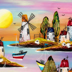 Moonlit Adventures - Original - SOLD by artist Rozanne Bell - Wyecliffe Galleries