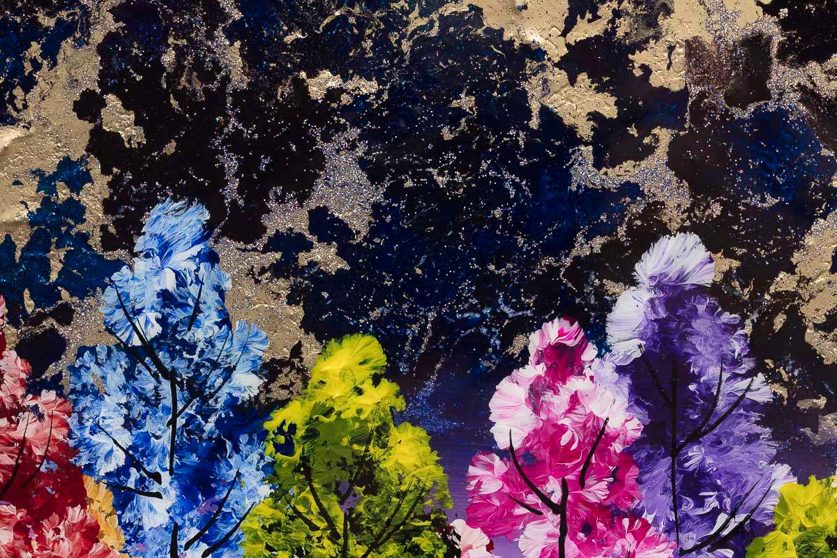 Moonlit Serenity - Original - SOLD by artist Rozanne Bell - Wyecliffe Galleries