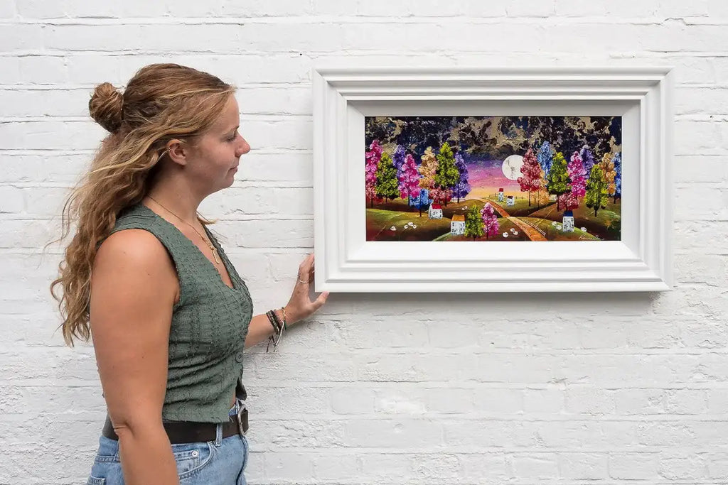 Moonlit Serenity - Original - SOLD by artist Rozanne Bell - Wyecliffe Galleries