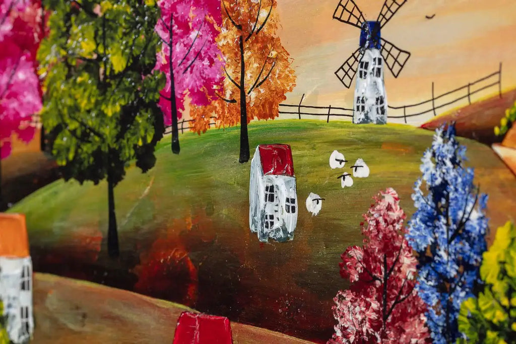 Moonlit Trees - Original - SOLD by artist Rozanne Bell - Wyecliffe Galleries