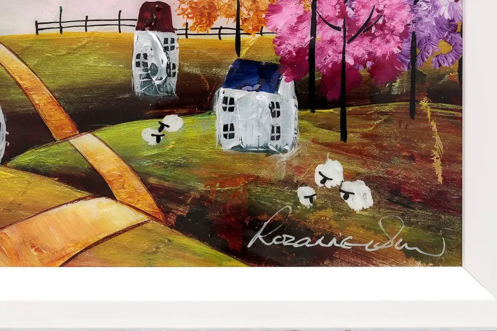 Moonlit Wonder - Original - SOLD by artist Rozanne Bell - Wyecliffe Galleries