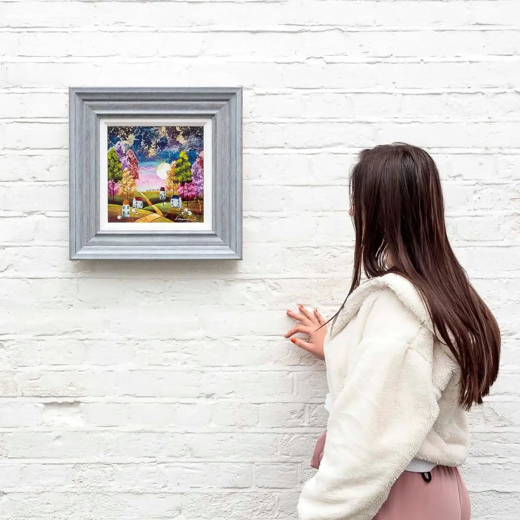 Moonlit Wonder - Original - SOLD by artist Rozanne Bell - Wyecliffe Galleries