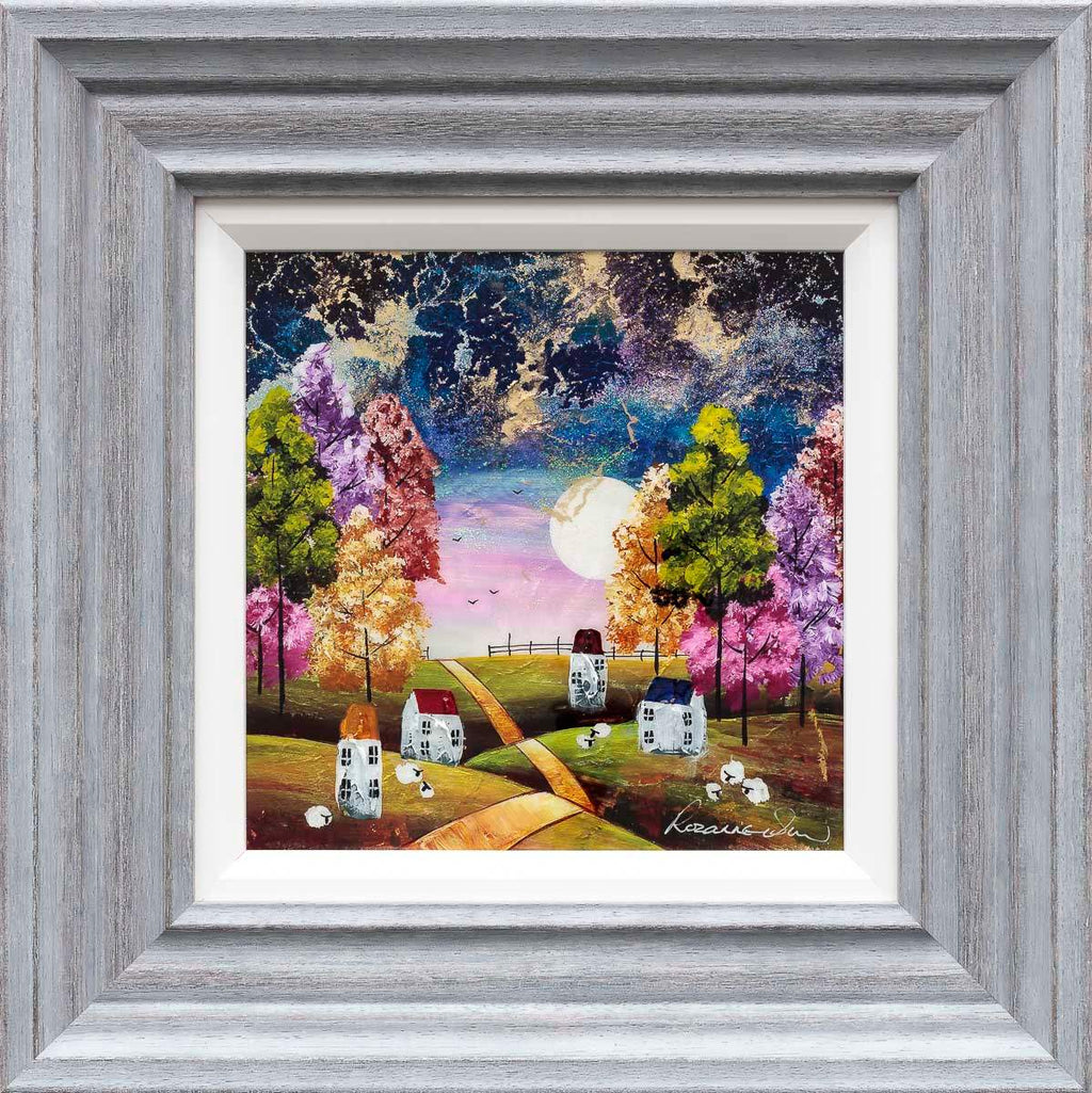 Moonlit Wonder - Original - SOLD by artist Rozanne Bell - Wyecliffe Galleries