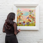 Morning Agapanthus - Original - SOLD by artist Rozanne Bell - Wyecliffe Galleries