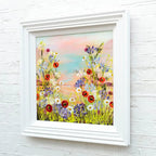 Morning Agapanthus - Original - SOLD by artist Rozanne Bell - Wyecliffe Galleries