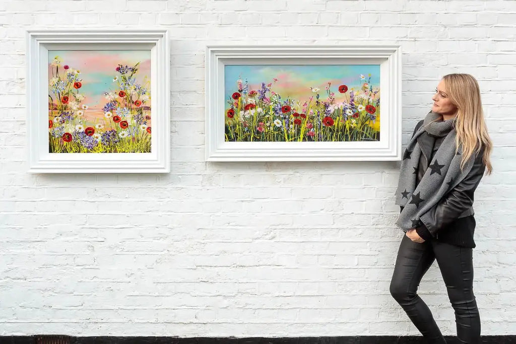 Morning Agapanthus - Original - SOLD by artist Rozanne Bell - Wyecliffe Galleries