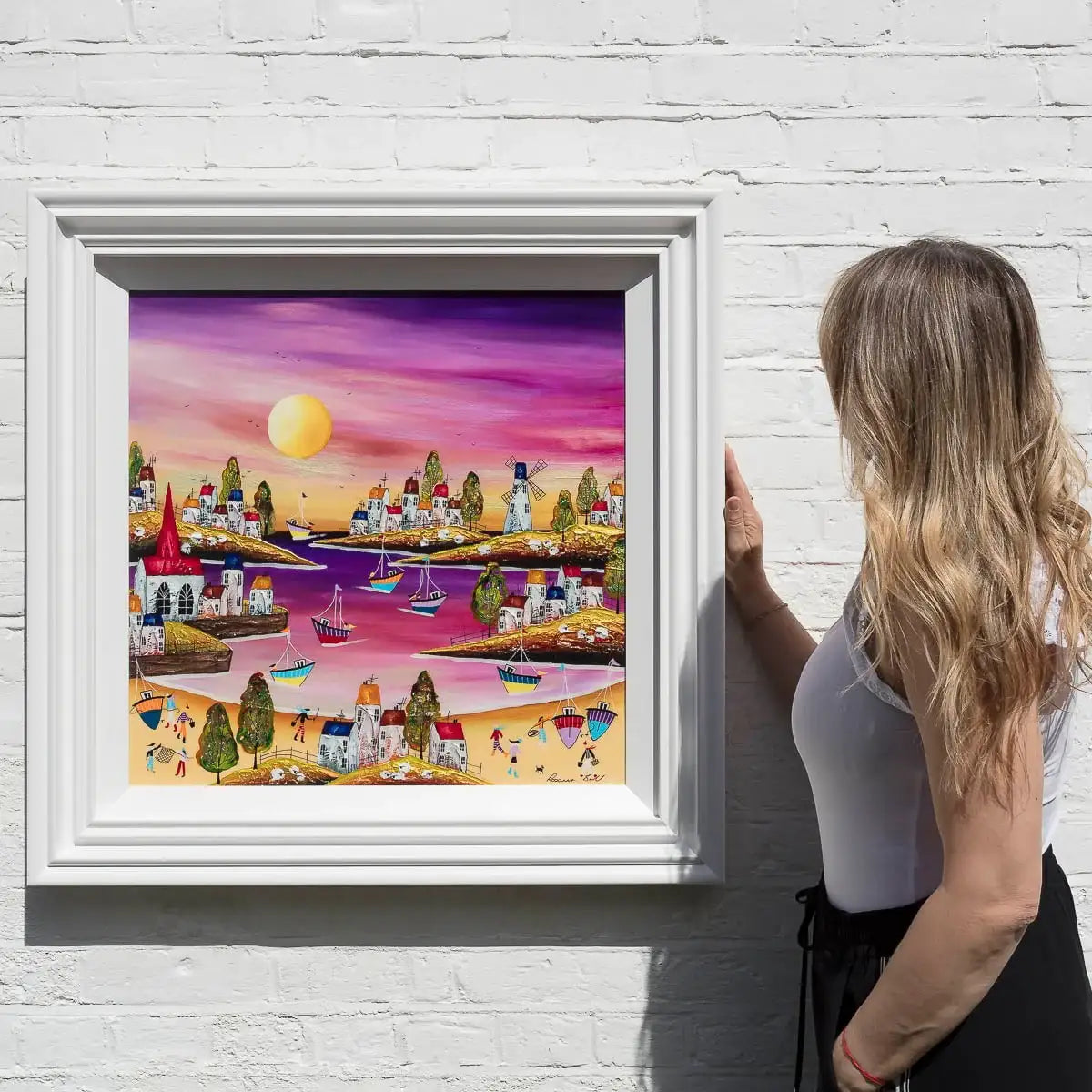 Morning Blush - Original by artist Rozanne Bell - Wyecliffe Galleries