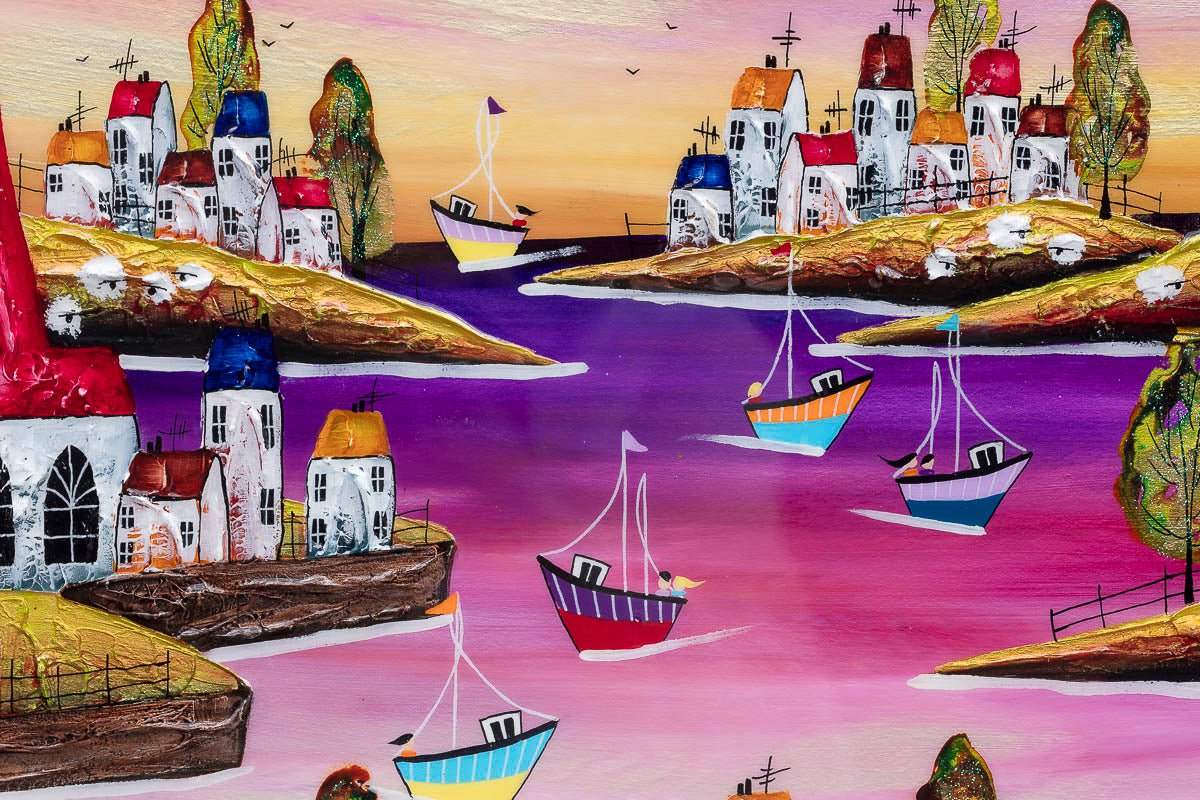 Morning Blush - Original by artist Rozanne Bell - Wyecliffe Galleries