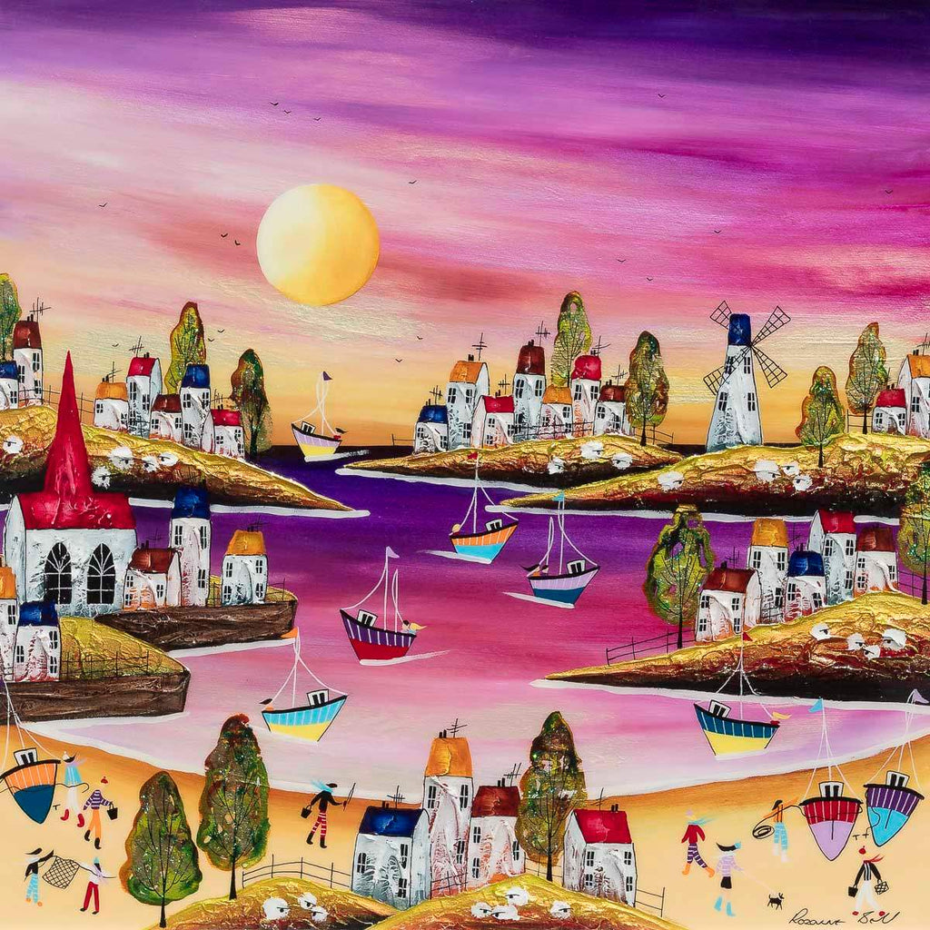 Morning Blush - Original by artist Rozanne Bell - Wyecliffe Galleries