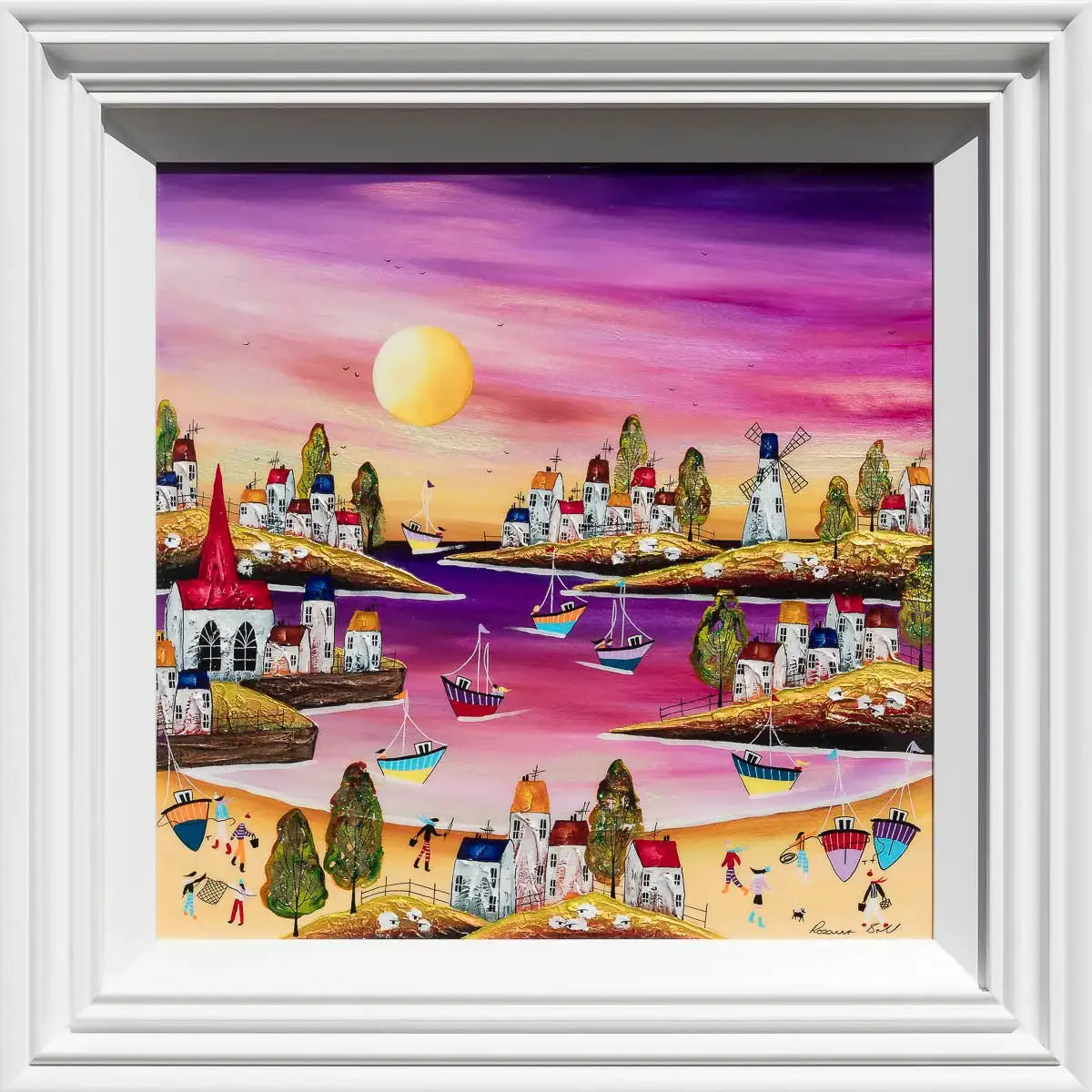 Morning Blush - Original by artist Rozanne Bell - Wyecliffe Galleries