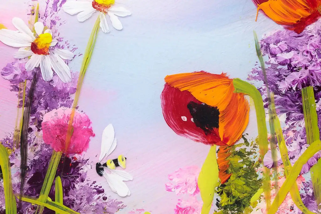 Morning Meadow - Original - SOLD by artist Rozanne Bell - Wyecliffe Galleries