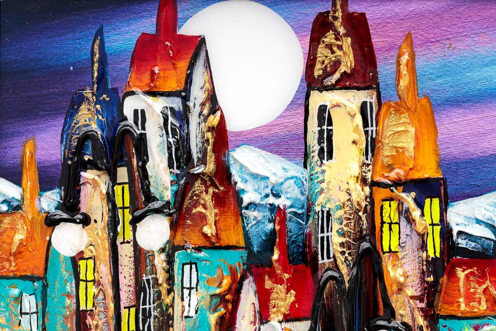 Mystic Harbour - Original - SOLD by artist Rozanne Bell - Wyecliffe Galleries