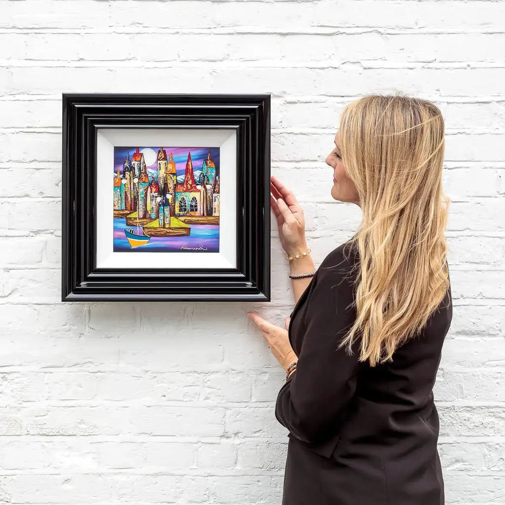 Mystic Harbour - Original - SOLD by artist Rozanne Bell - Wyecliffe Galleries