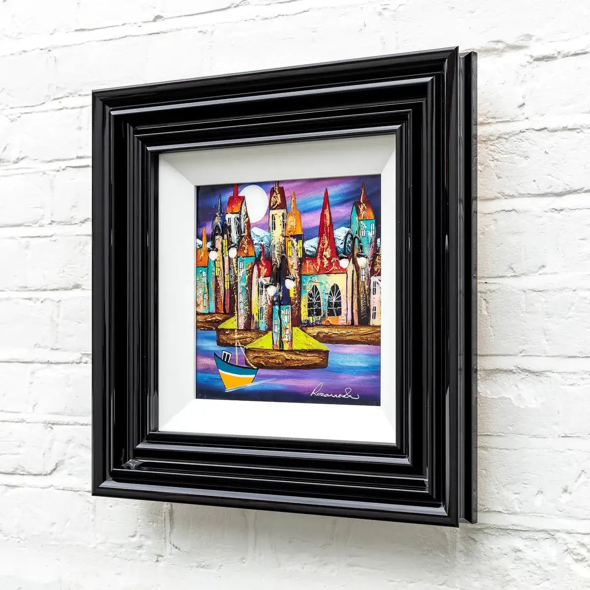 Mystic Harbour - Original - SOLD by artist Rozanne Bell - Wyecliffe Galleries