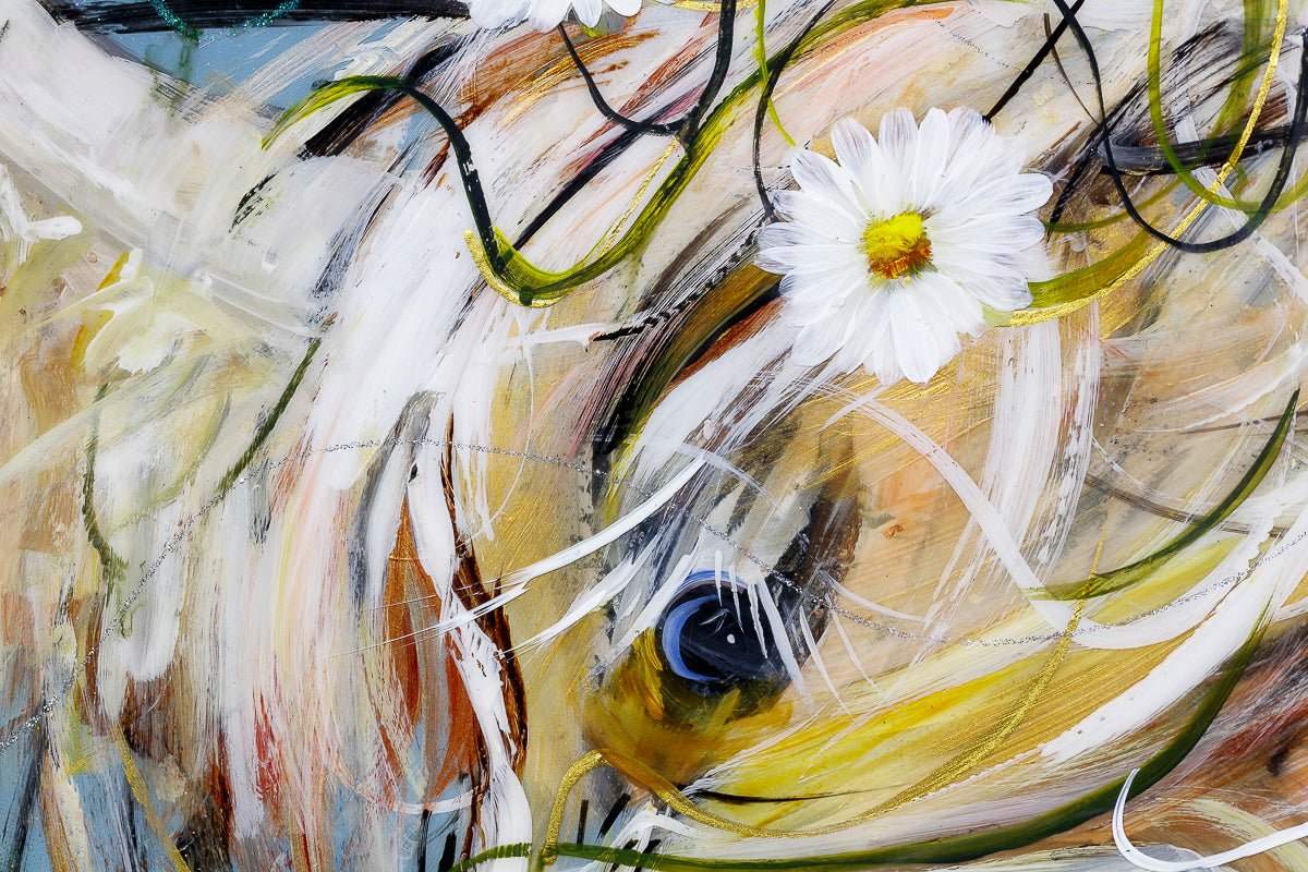 Nettie - Original - SOLD by artist Rozanne Bell - Wyecliffe Galleries