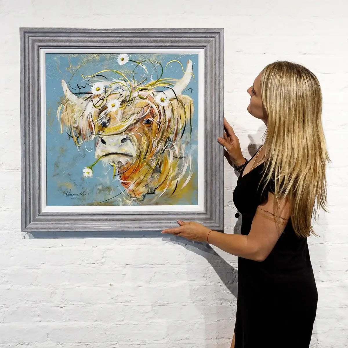 Nettie - Original - SOLD by artist Rozanne Bell - Wyecliffe Galleries