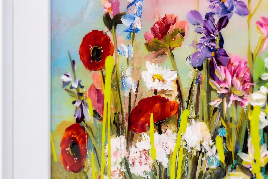 Pink Hues - Original - SOLD by artist Rozanne Bell - Wyecliffe Galleries