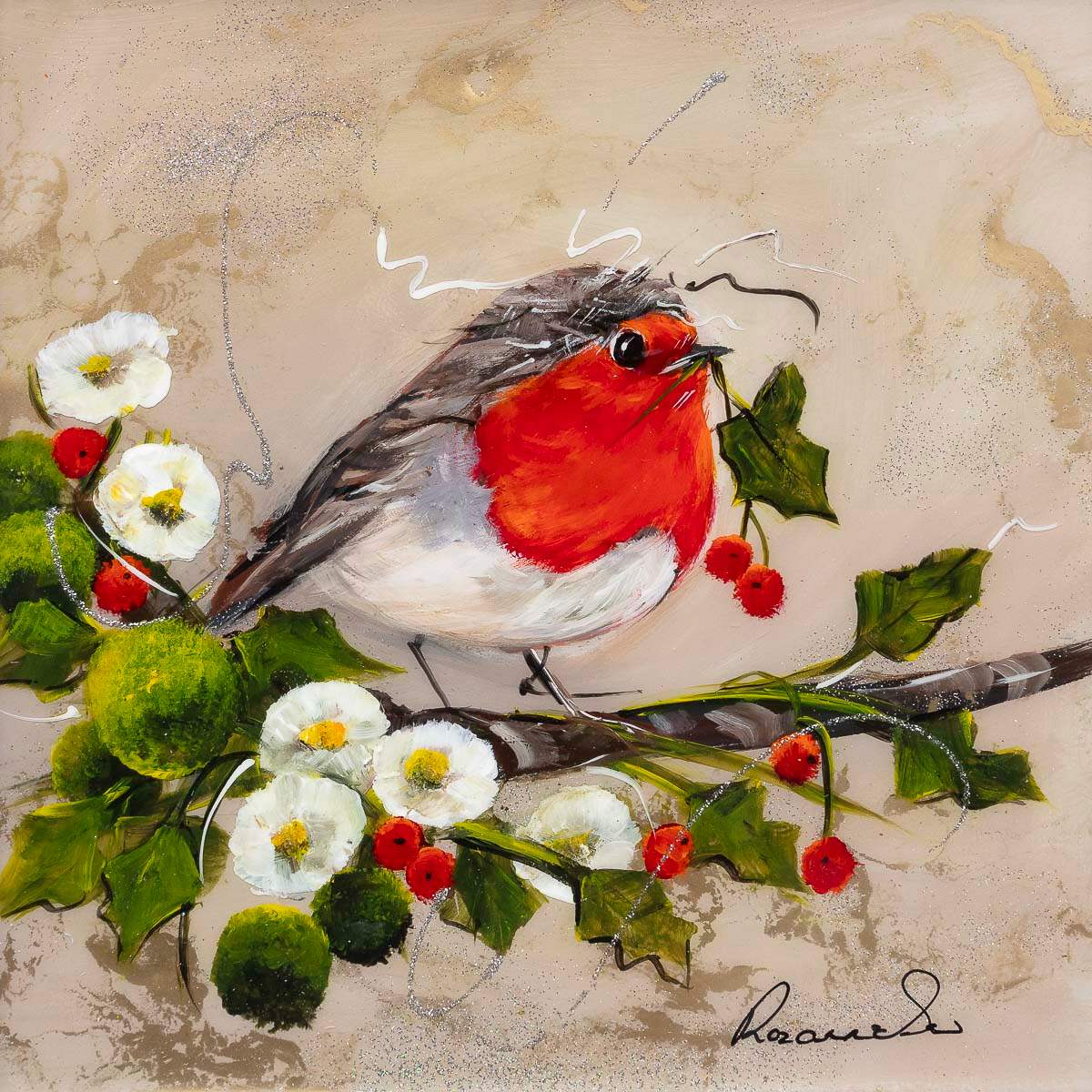 Roberta - Original by artist Rozanne Bell - Wyecliffe Galleries